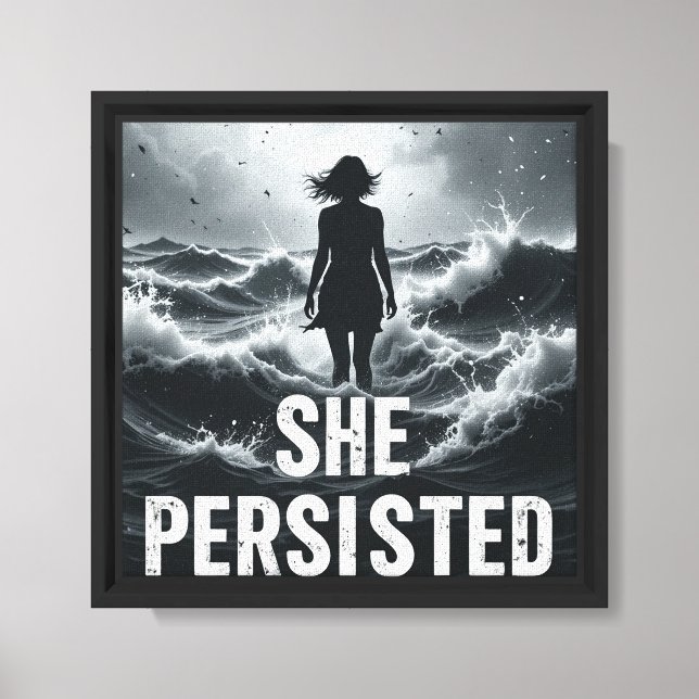 women's day gift canvas print (Front)