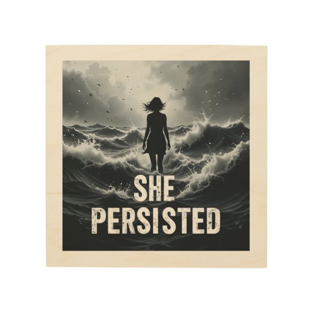 women's day gift wood wall art (Front)