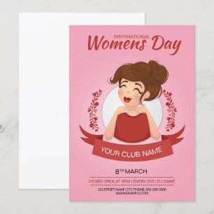 Womens Day Party Invitation