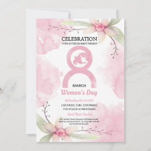 Women's Day Party Invitation Flyer