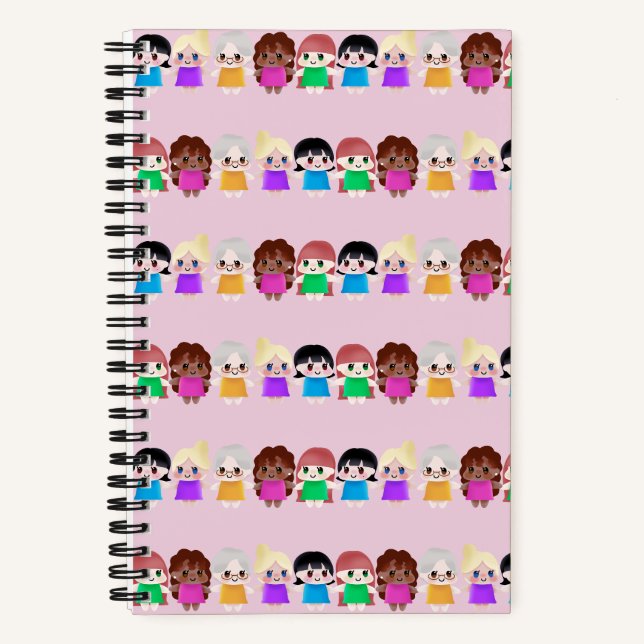 Women's Day Pink Notebook (Front)
