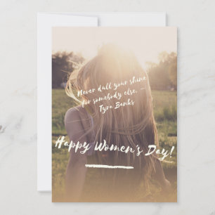 Women's Day Poster Invitation