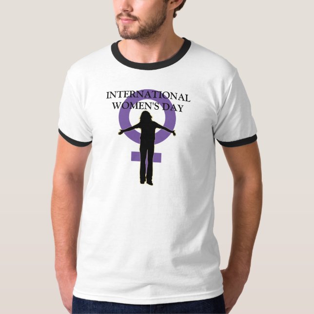 Women's Day Silhouette T-Shirt (Front)