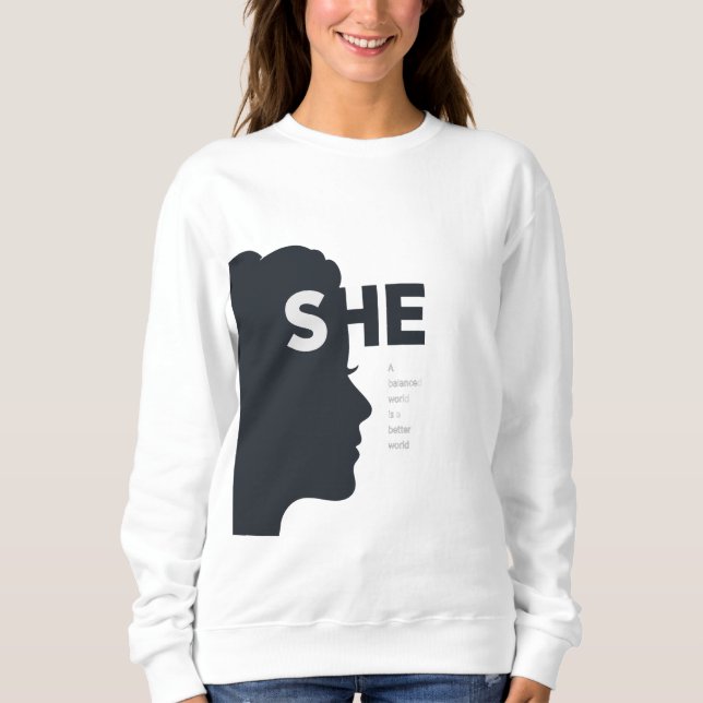 womens day sweatshirt (Front)