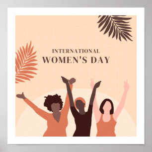 Women's day Theme cute Design Poster