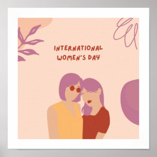 Women's day Theme cute Design Poster