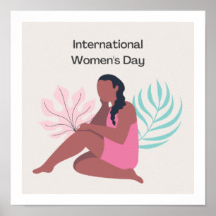 Women's day Theme cute Design Poster