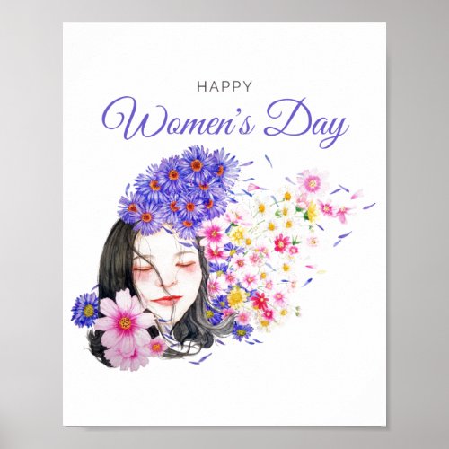Womens day Theme cute Design Poster