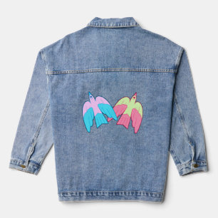 Women's Denim Jacket – Colorful Digital Design, Pe