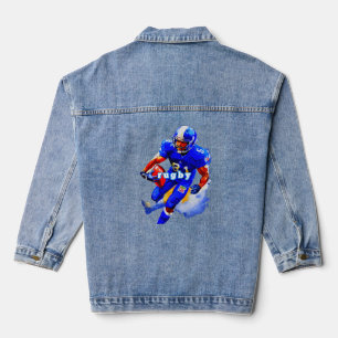 Women's Denim Jacket Jean Jacket Colorful Design D