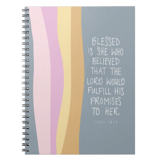 Women's Devotional Scripture Spiral Notebook