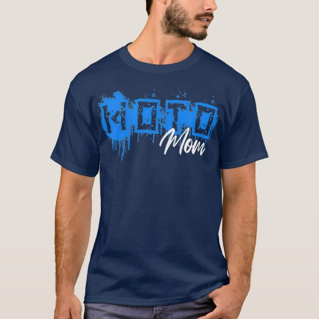 Womens Dirt Bike Moto Mom s Motocross T-Shirt (Front)