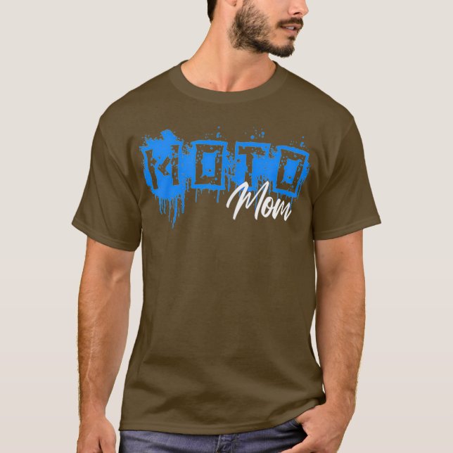 Womens Dirt Bike Moto Mom s Motocross T-Shirt (Front)