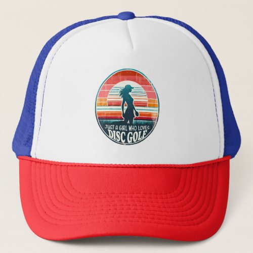 Womens Disc Golf _ Frisbee Golf Female  Trucker Hat