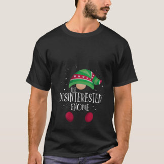 Womens Disinterested Gnome Family Matching Christm T-Shirt