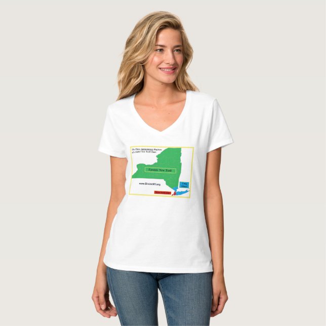 Womens Divide NYS Shirt available in many styles (Front Full)