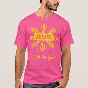 Womens Divine Mercy Jesus I Trust In You Catholic T-Shirt
