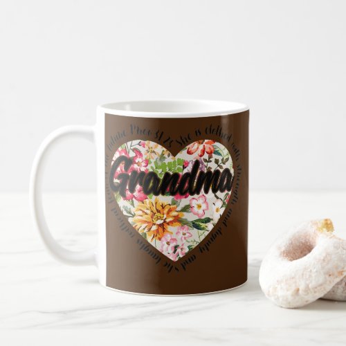 Womens djX Floral Grandma Mothers Day Christian Coffee Mug