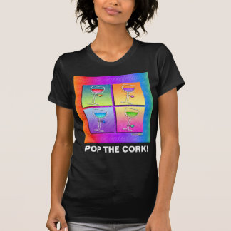 Womens Dk. Tees - Pop Art Wine