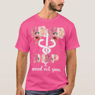 Womens Dnp Caduceus Nurse Doctor Of Nursing Practi T-Shirt