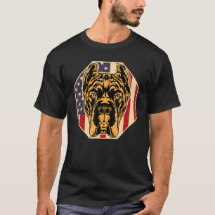 Womens Dog  Usa Flag Cane Corso Mom 2 T-Shirt