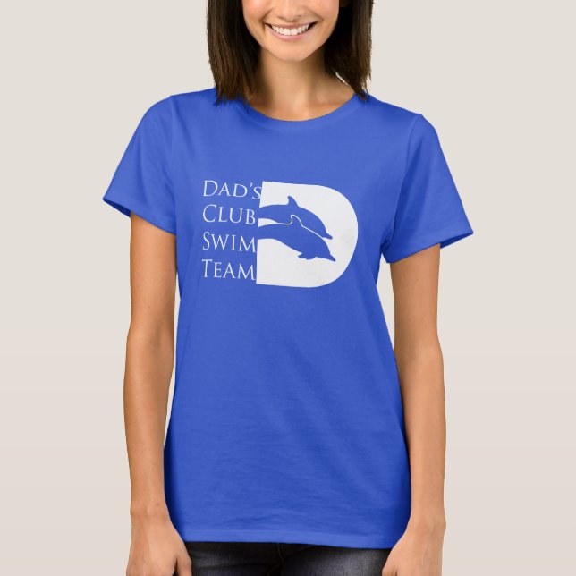 Women's Dolphin T-shirt, Royal T-Shirt (Front)