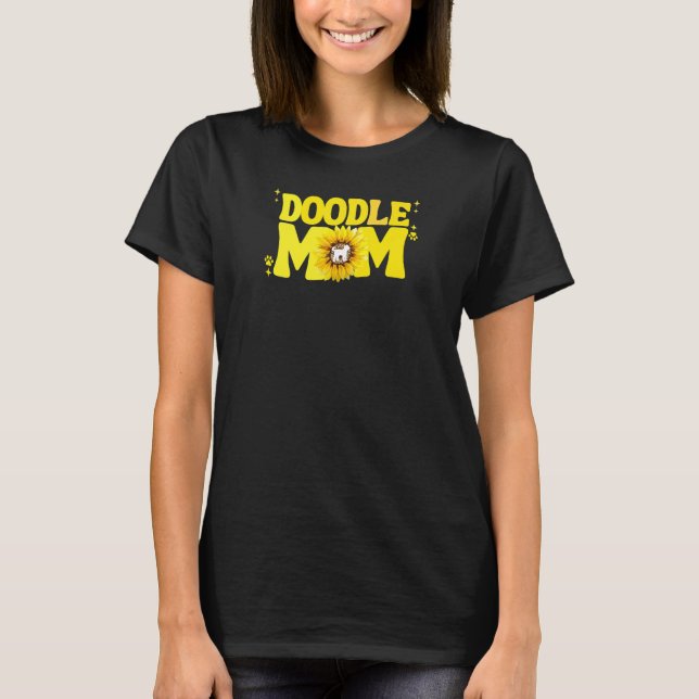 Womens Doodle Mom Labradoodle Bernedoodle Goldendo T-Shirt (Front)