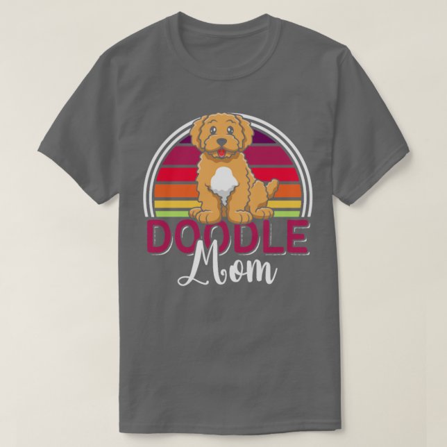 Womens Doodle Mom Labradoodle Goldendoodle  10  T-Shirt (Design Front)