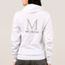 Womens Double Sided Hoodies Name Monogram Clothing