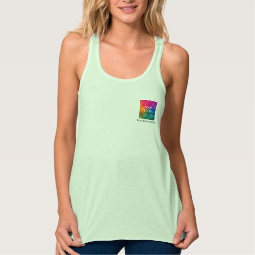 Womens Double Sided Tank Top Business Logo