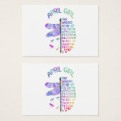 Womens Dragonfly April Girl Whispered To Her (Front & Back)