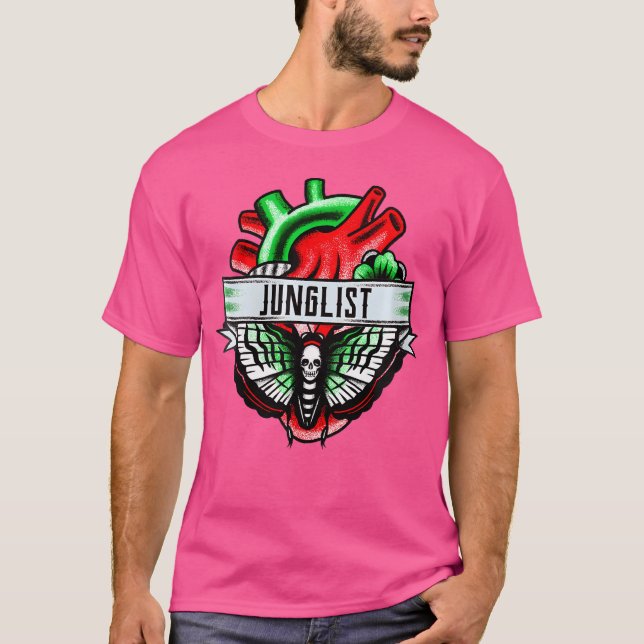 Womens Drum And Bass Music Liquid Dnb Jungle Edm D T-Shirt (Front)