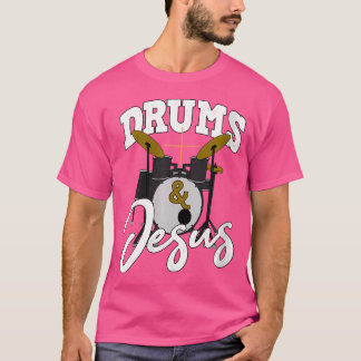 Womens Drums Jesus T-Shirt