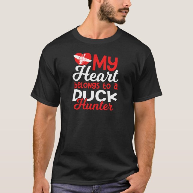 Womens Duck Hunters Wife Hunting  Women Duck Hunt T-Shirt (Front)