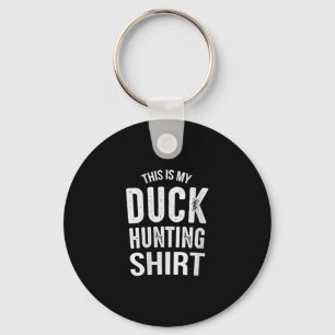 Womens Duck Hunting Gift My Dog Walking Keychain