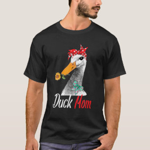 Women's Duck Mom Mother Mommy Farm Animal Funny T-Shirt