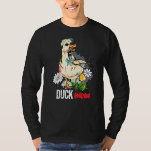Women's Duck Mom Mother Mommy Farm Animal T-Shirt