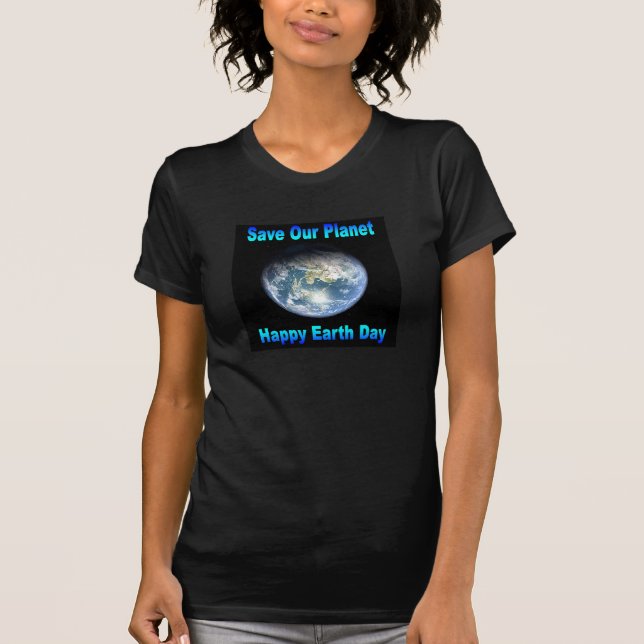 Womens Earth Day T-shirt (Front)