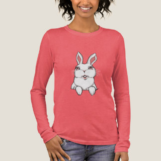 Women's Easter Bunny Shirt Pocket Bunny Shirt Tee