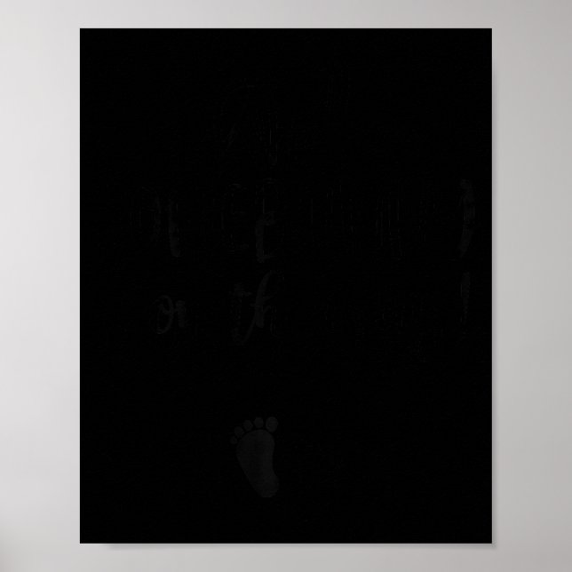 Womens Easter Pregnancy Announcemen Somebunny Is O Poster (Front)