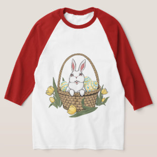 Women's Easter Shirt Easter Bunny Basket Jersey