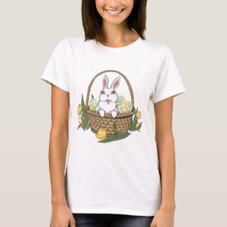 Women's Easter T-shirt Easter Bunny Basket Shirt