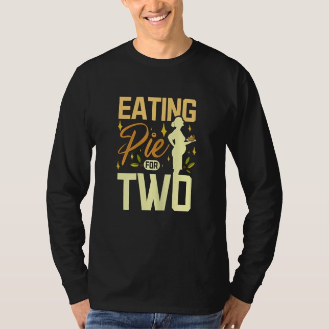 Womens Eating pie for two T-Shirt (Front)