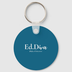 Womens edd doctor of education edd diva doctorate keychain