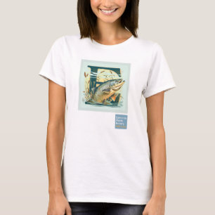 WOMEN's Edmonds Marsh SALMON T-shirt 2