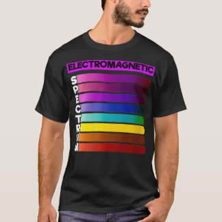 Womens Electromagnetic Spectrum Physics VNeck T-Shirt