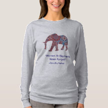 Women's Elephant Long Sleeve Shirt
