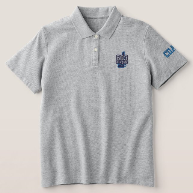 Women's Embroidered Coach Shirt (Design Front)