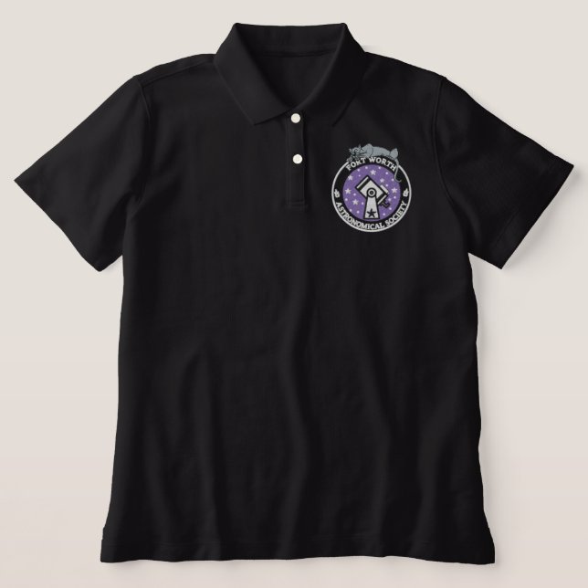 Women's Embroidered Polo Shirt (Design Front)