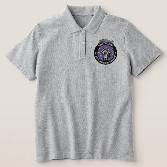 Women's Embroidered Polo Shirt (Design Front)